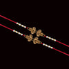 Gold Color Combo Of 2 Pieces Rakhi (RKH387CMB)
