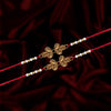 Gold Color Combo Of 2 Pieces Rakhi (RKH387CMB)
