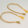 Gold Color 12 Pieces Of Adjustable Rope(Dori) For Necklace Jewellery Raw Material (ROPE101GLD)