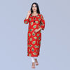Red Color Floral Print Kurti (RPK118RED-XXL)