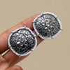 Silver Color Oxidised Stud Earrings (STUD189SLV)