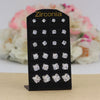 Silver Color Stud Earrings Combo Of 12 Pairs (STUD191CMB)