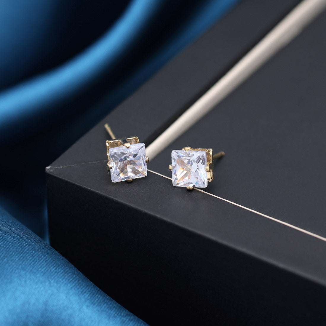 White Color Stud Earrings Combo Of 60 Pairs (STUD208CMB)