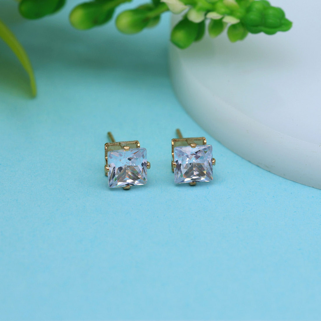 White Color Stud Earrings Combo Of 60 Pairs (STUD208CMB)