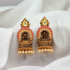 Pink Color Tample Earrings (TMPE284PNK)