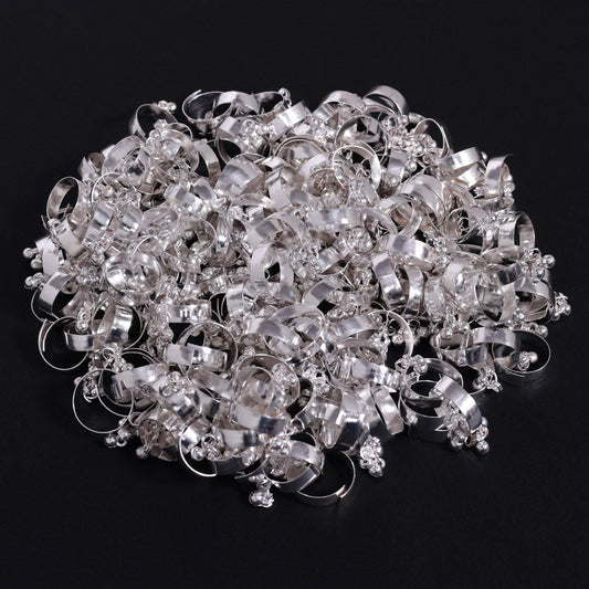 Silver Color Toe Rings (Bichhiya) Combo Of 99 Pairs (TOER179CMB)