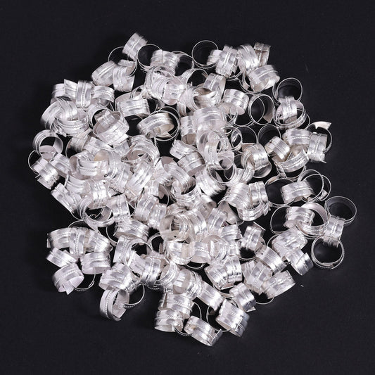 Silver Color Toe Rings (Bichhiya) Combo Of 100 Pairs (TOER184CMB)