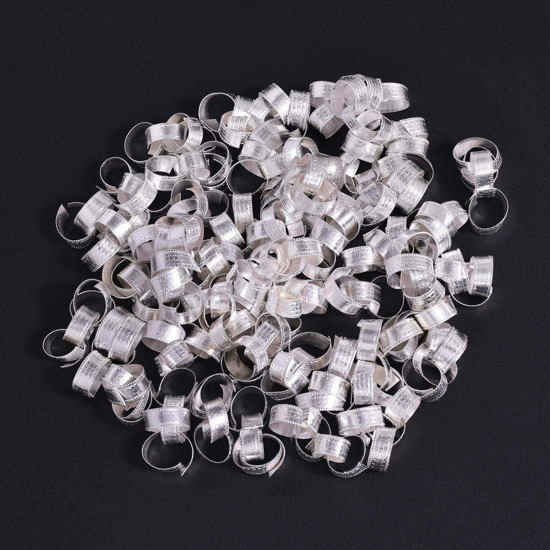 Silver Color Toe Rings (Bichhiya) Combo Of 99 Pairs (TOER185CMB)