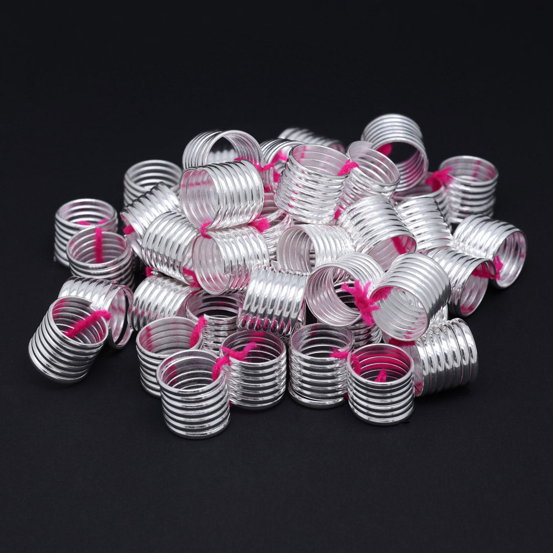 Silver Color Toe Rings (Bichhiya) Combo Of 25 Pairs (TOER227CMB)