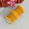 Yellow Color Bangles Set: 2.4 (TRB138YLW-2.4)