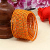 Orange Color Thread Bangle Set: 2.6 (TRB163ORG-2.6)