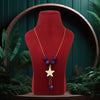 Blue Color Traditional Locket Necklace (TRDN146BLU)